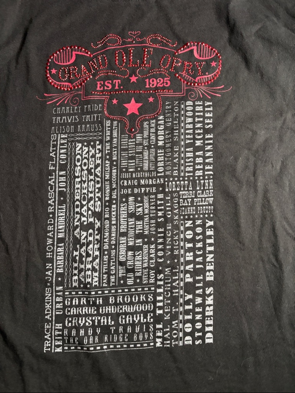 Grand Ole Opry Est. 1925 Short Sleeve Graphic Tee - Black
